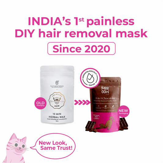 4-in-1 Chocolate Bikini Hair Removal Wax Powder Mask