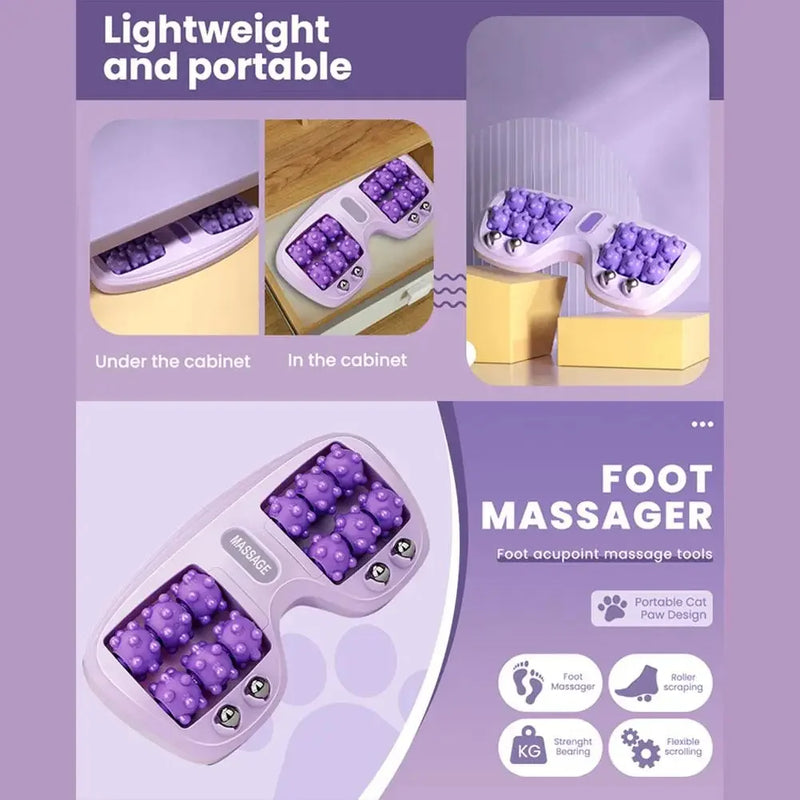 - Dual Roller Relaxing Foot Therapy Massager | Imported Quality