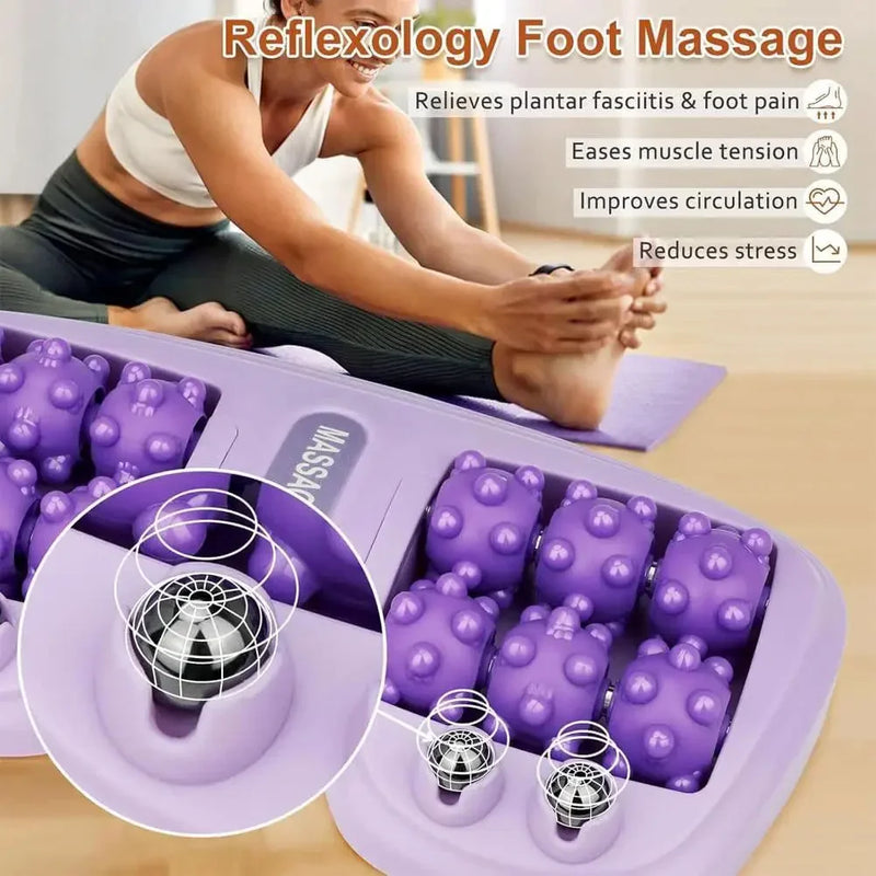 - Dual Roller Relaxing Foot Therapy Massager | Imported Quality