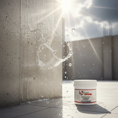 Shield Chemical Waterproof leak agent, Waterproofing Sealant Transparent paint (with free brush)