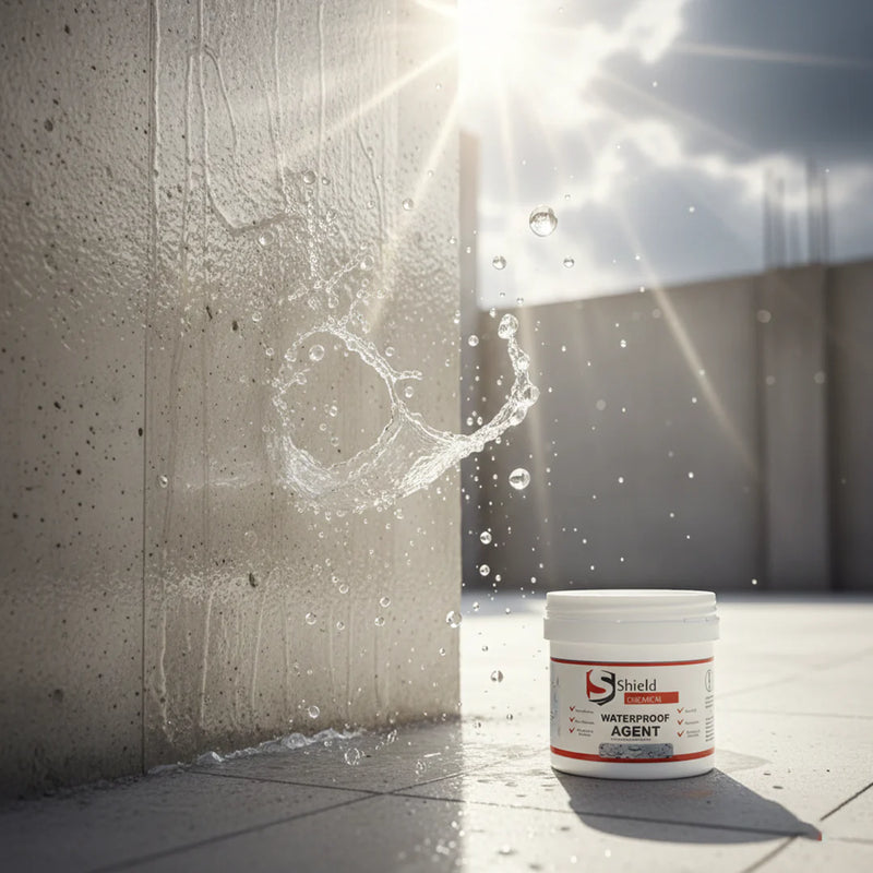 Shield Chemical Waterproof leak agent, Waterproofing Sealant Transparent paint (with free brush)