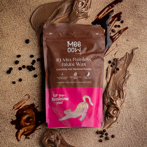 4-in-1 Chocolate Bikini Hair Removal Wax Powder Mask